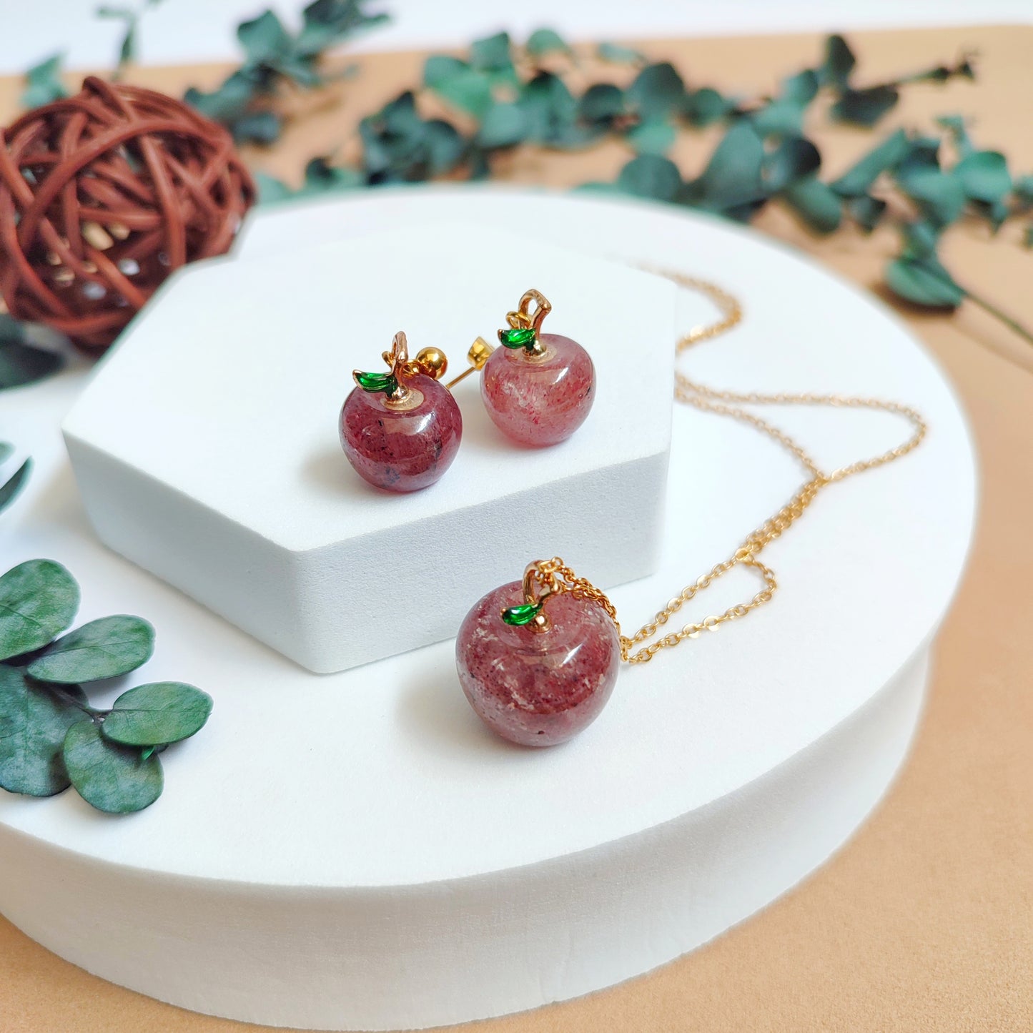 SET MANZANA CUARZO FRESA