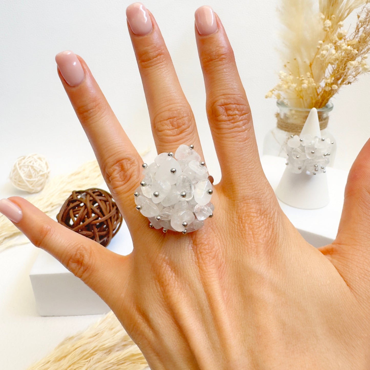 ANILLO DE CUARZO CRISTAL