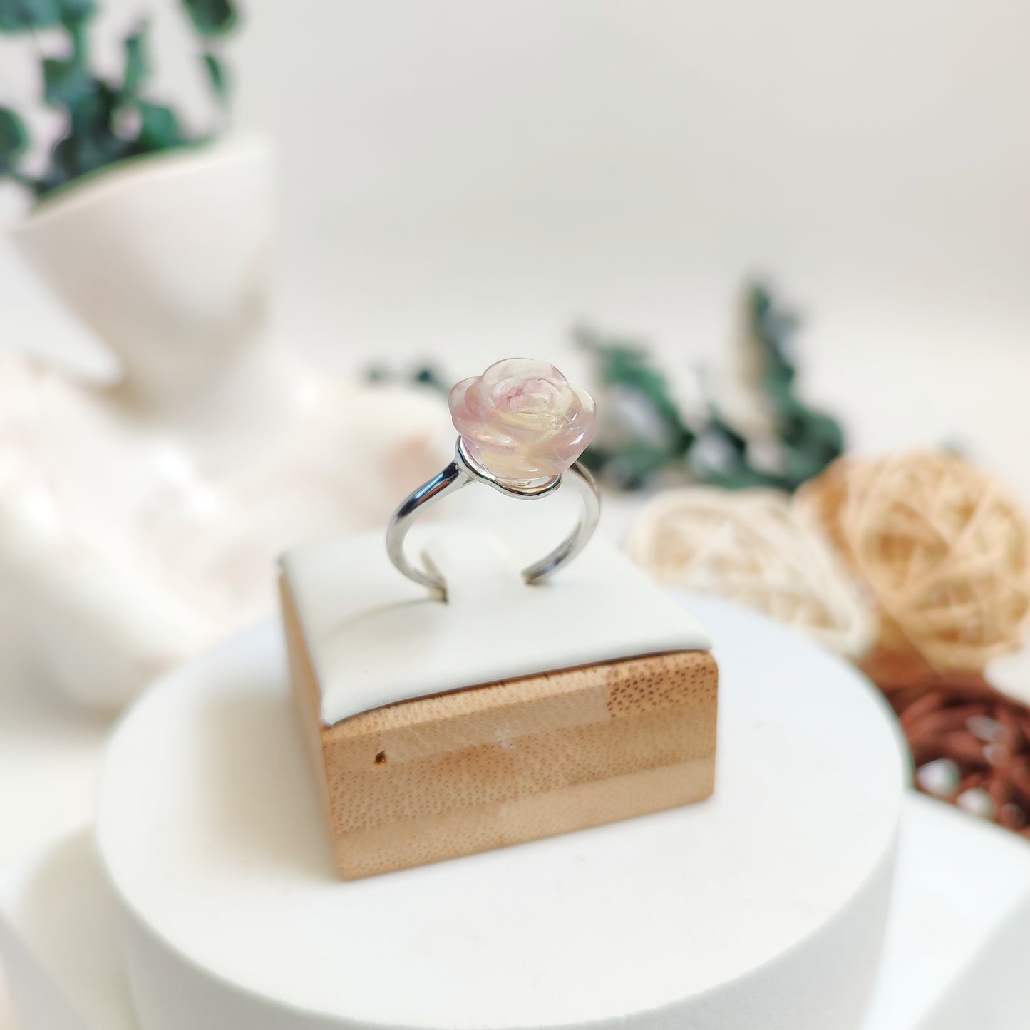 ANILLO DE FLUORITA RAINBOW