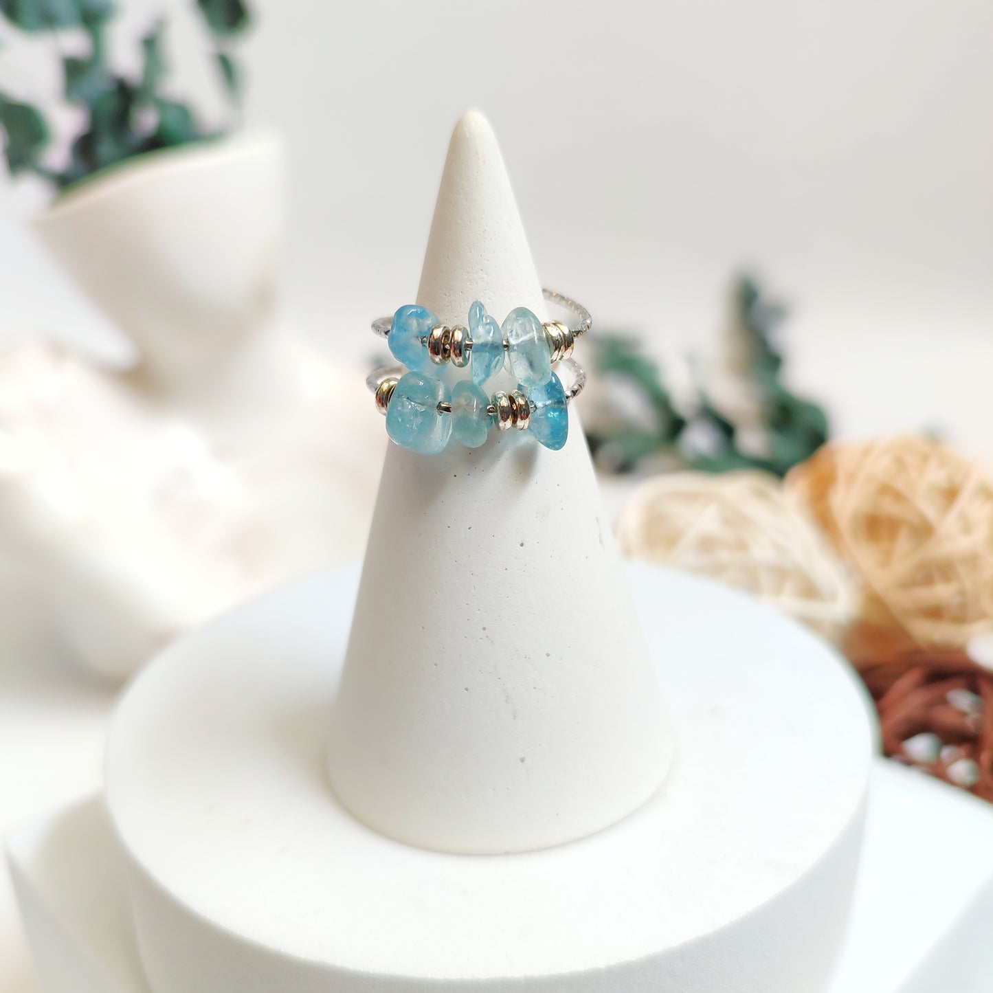 ANILLO DE AGUAMARINA