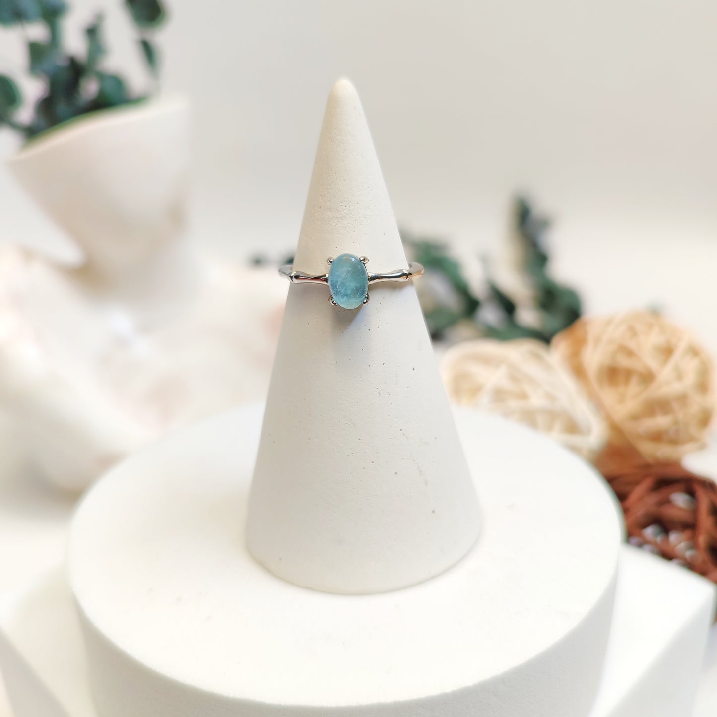 ANILLO DE AGUAMARINA