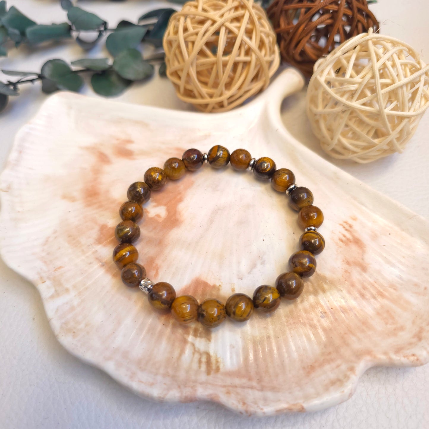 BRAZALETE ELÁSTICO OJO DE TIGRE