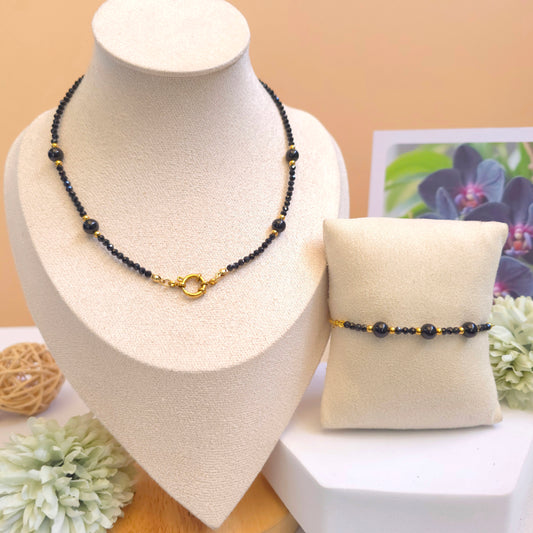 AURORA TURMALINA NEGRA SET