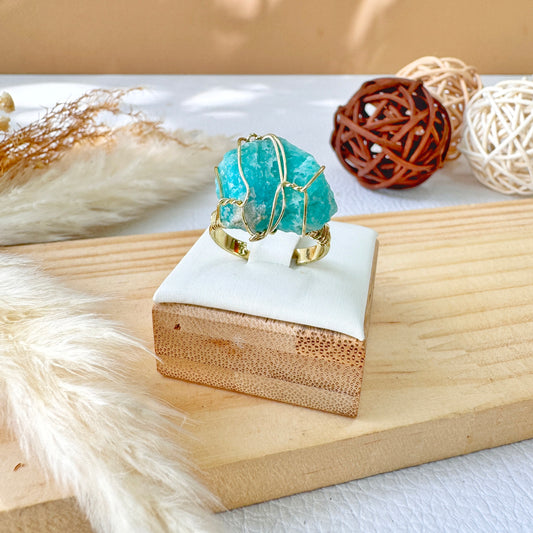 ANILLO DE AMAZONITA