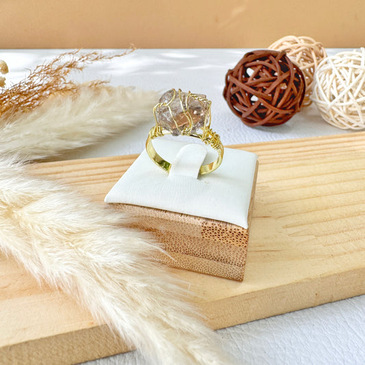 ANILLO DE CUARZO AHUMADO