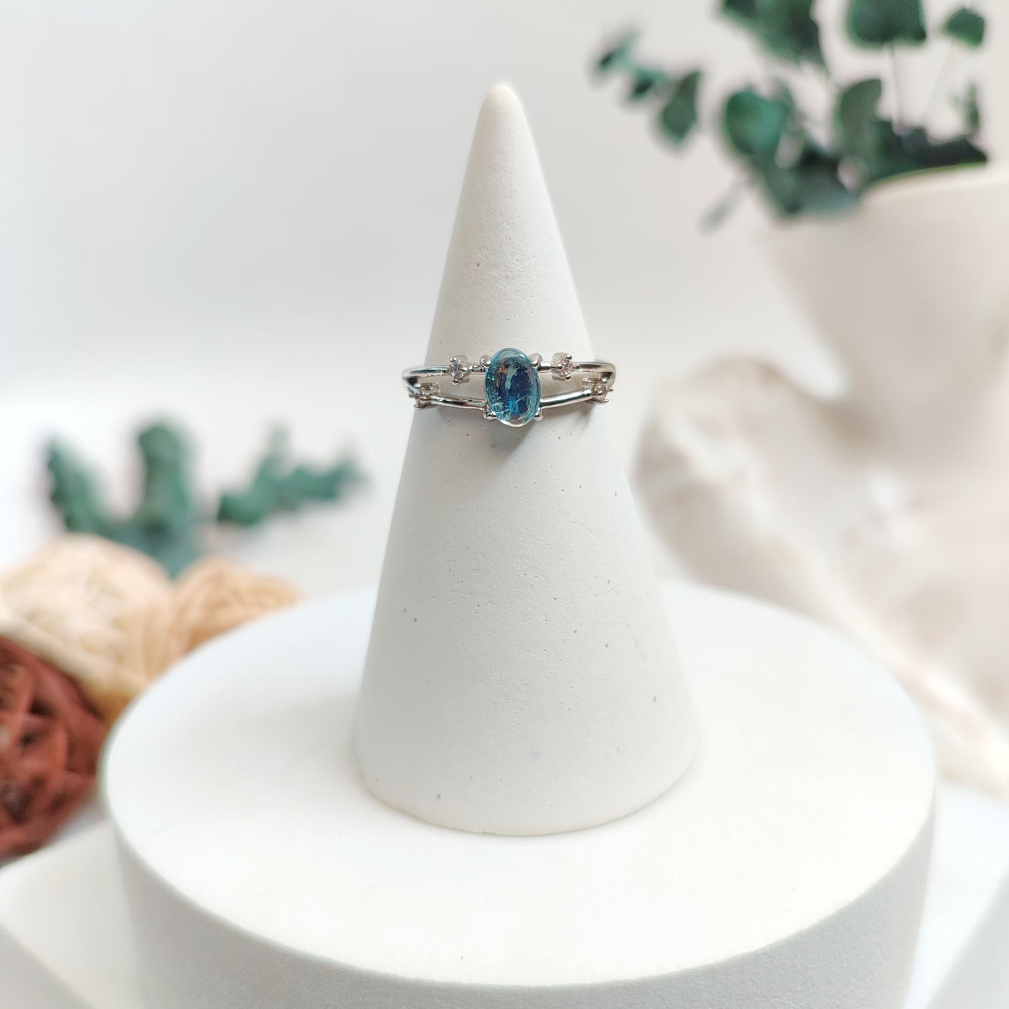 ANILLO DE AGUAMARINA