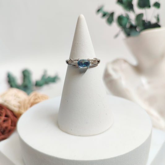 ANILLO DE AGUAMARINA