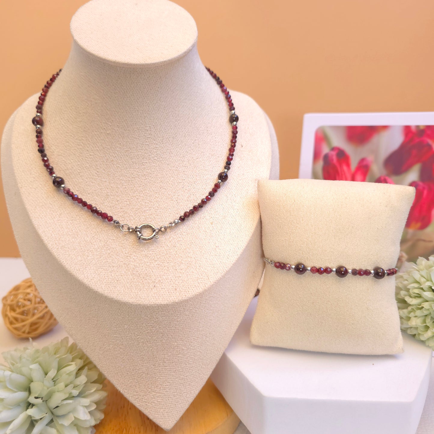 AURORA GRANATE SET