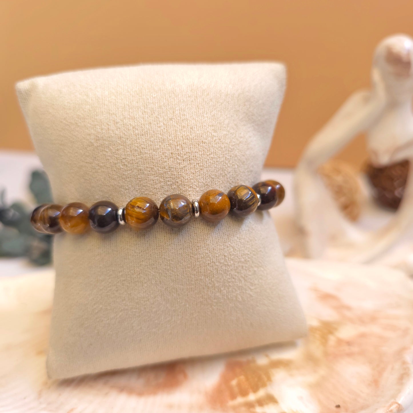 BRAZALETE ELÁSTICO OJO DE TIGRE