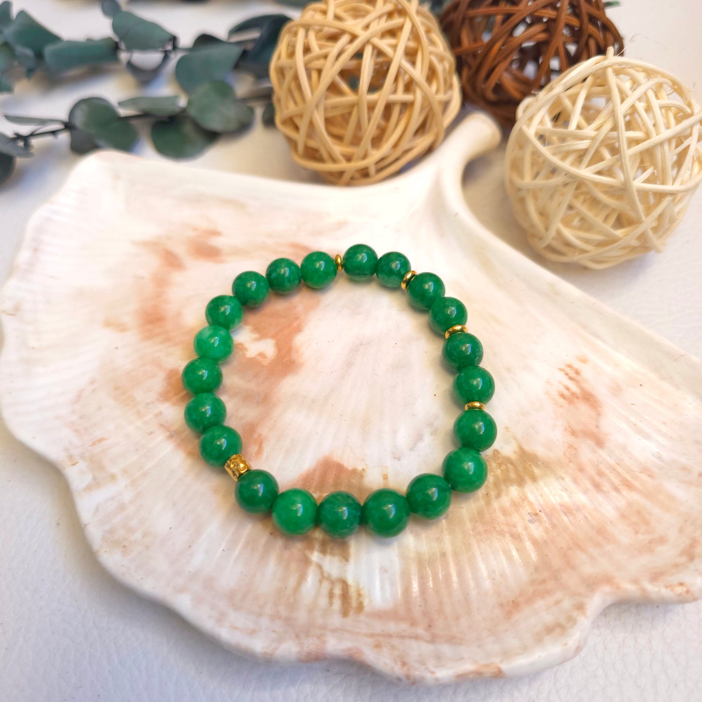 BRAZALETE ELÁSTICO JADE