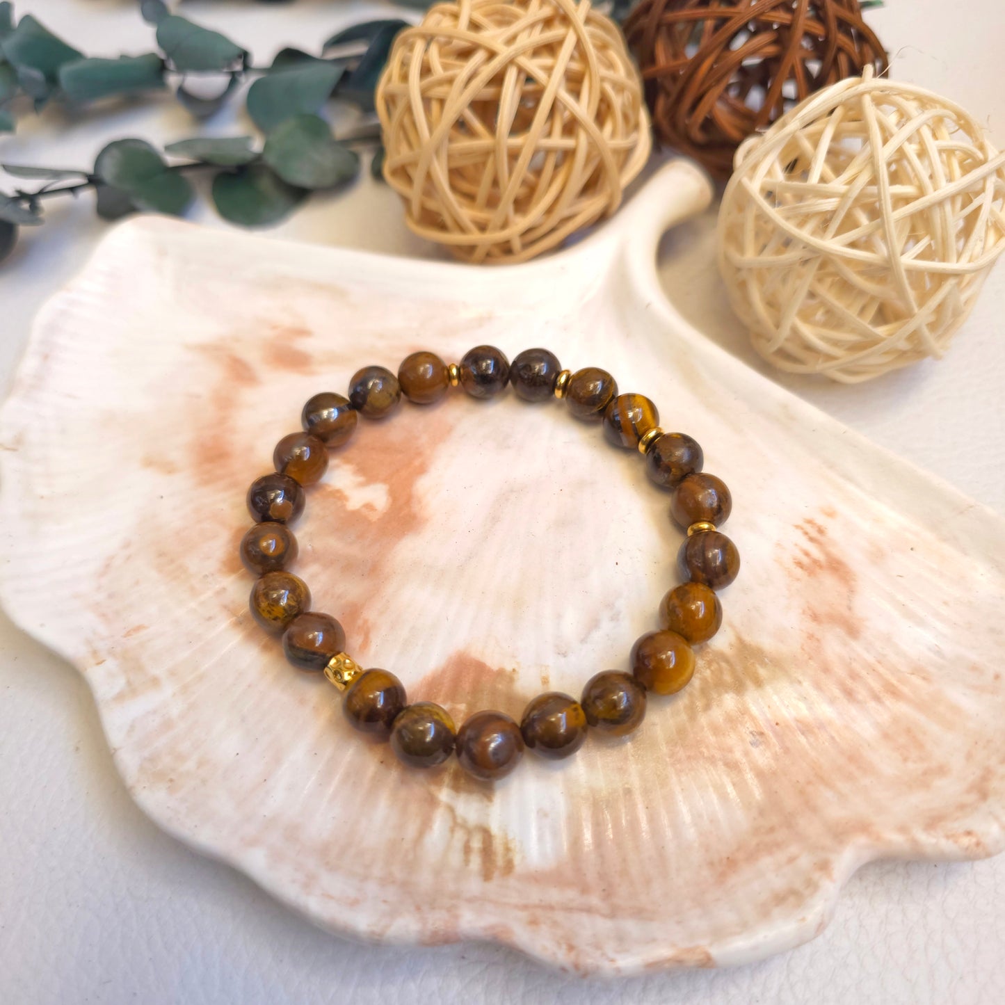 BRAZALETE ELÁSTICO OJO DE TIGRE