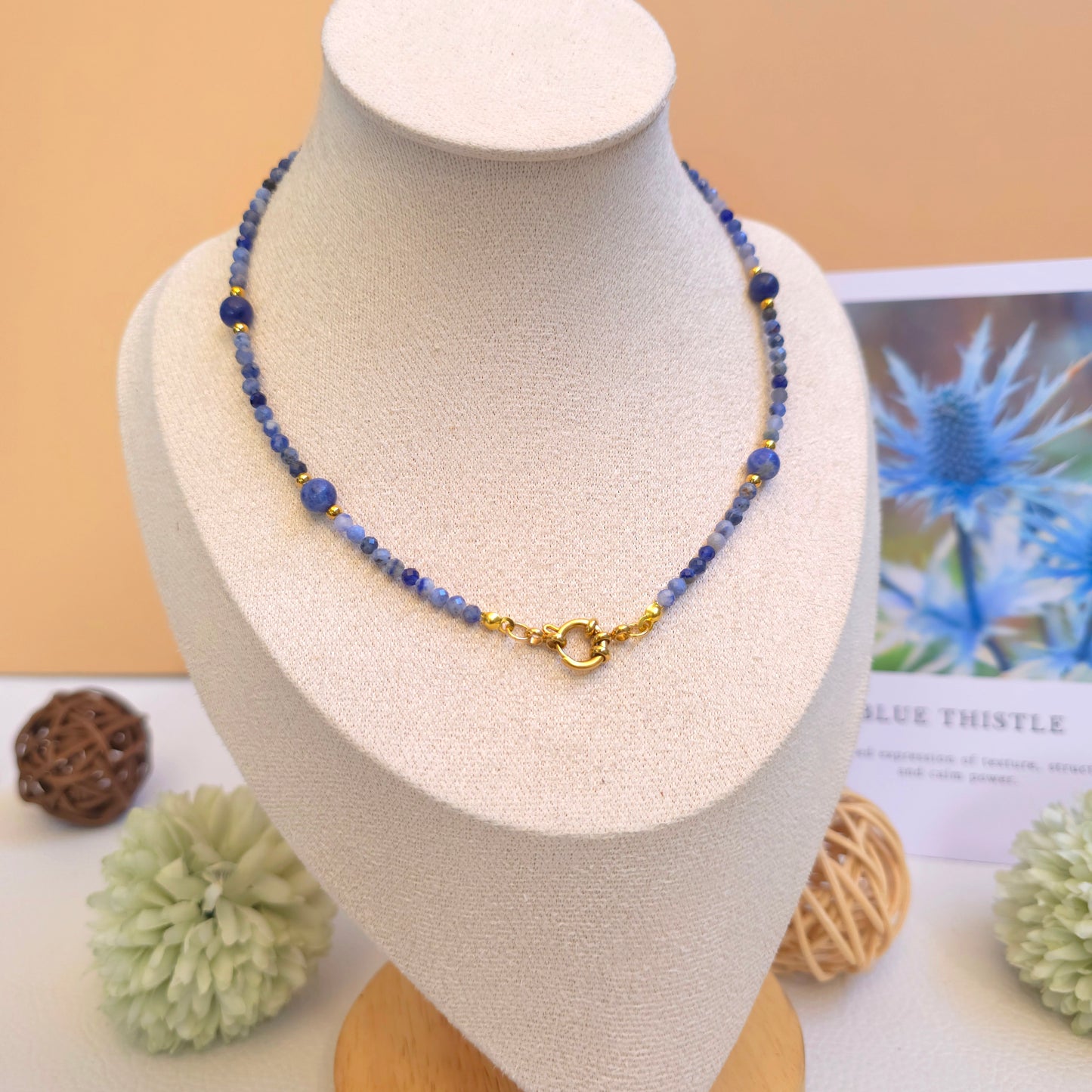 CHOKER DE SODALITA