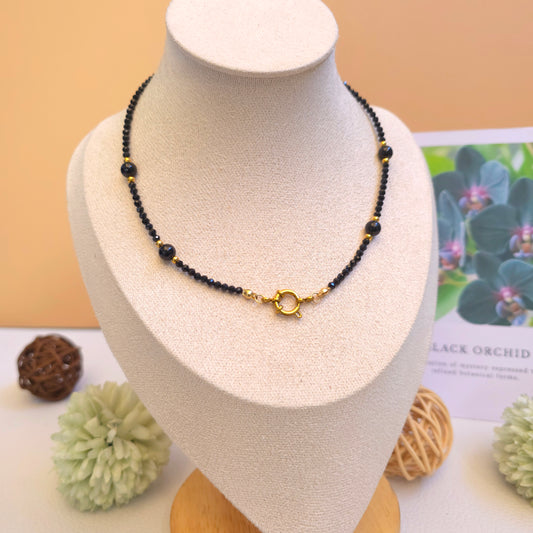 CHOKER DE TURMALINA NEGRA