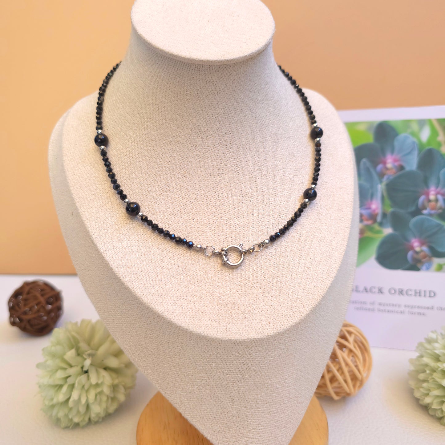 CHOKER DE TURMALINA NEGRA