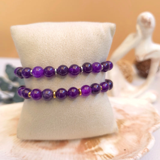 BRAZALETE ELÁSTICO AMATISTA