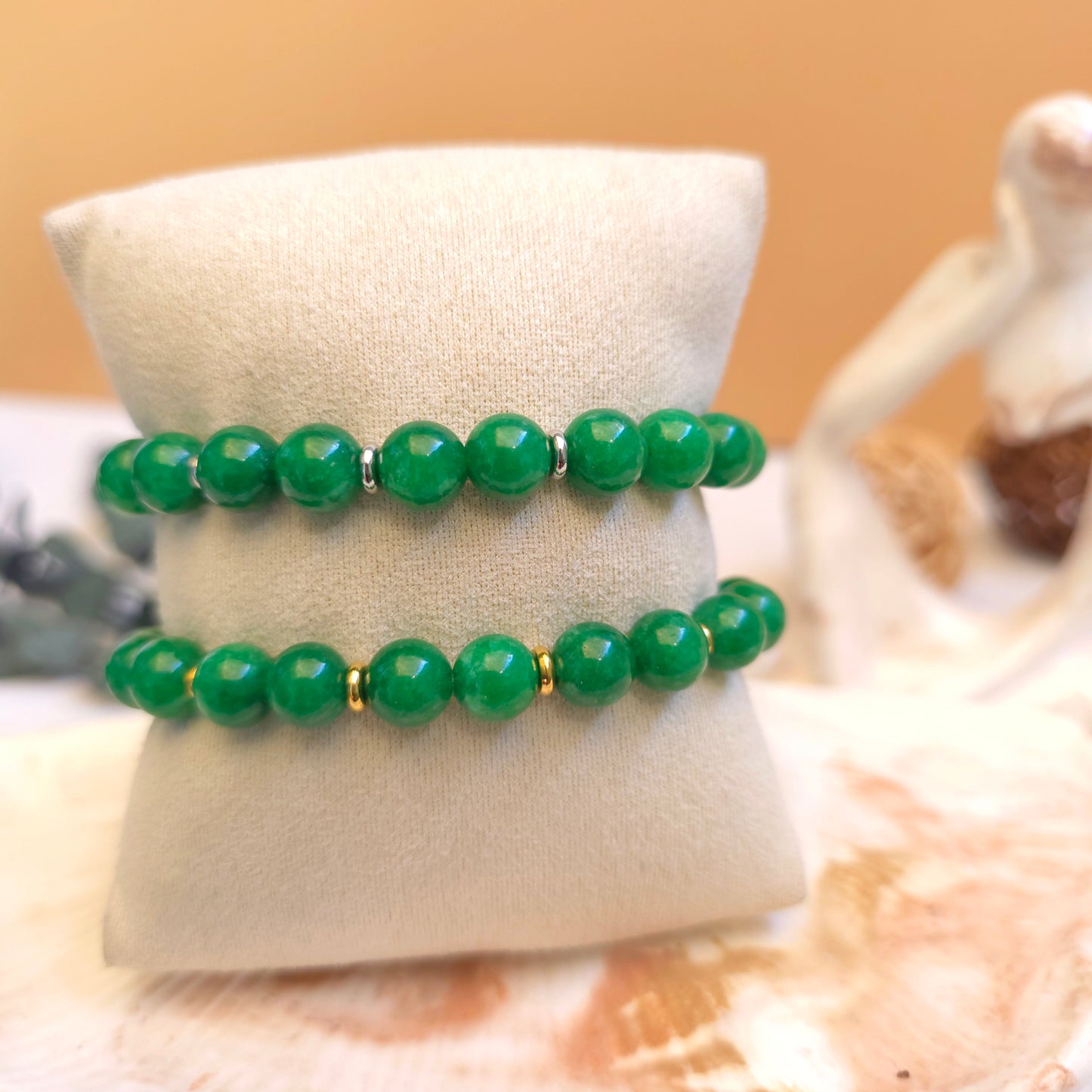 BRAZALETE ELÁSTICO JADE