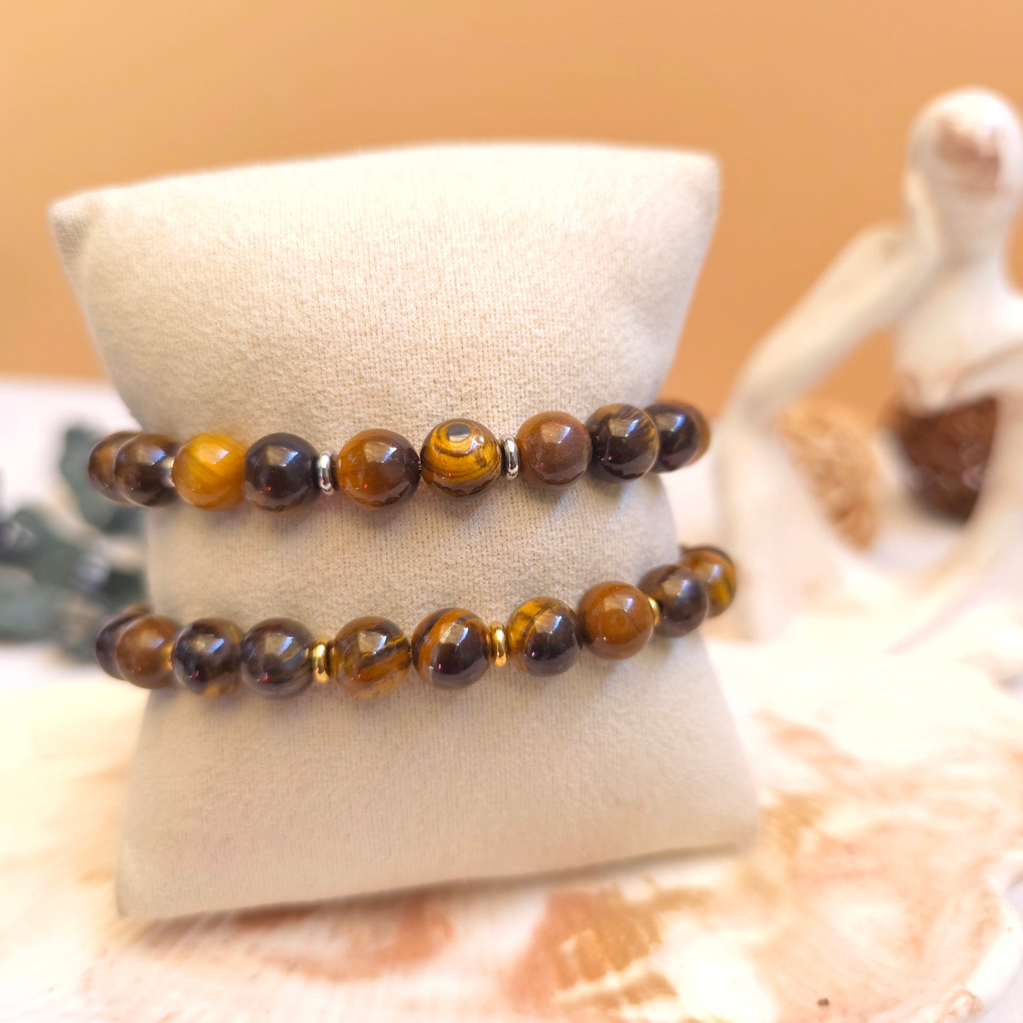 BRAZALETE ELÁSTICO OJO DE TIGRE