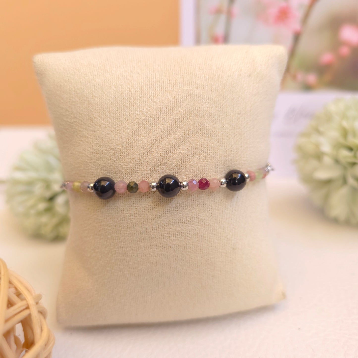 BRAZALETE AJUSTABLE DE TURMALINA SANDÍA