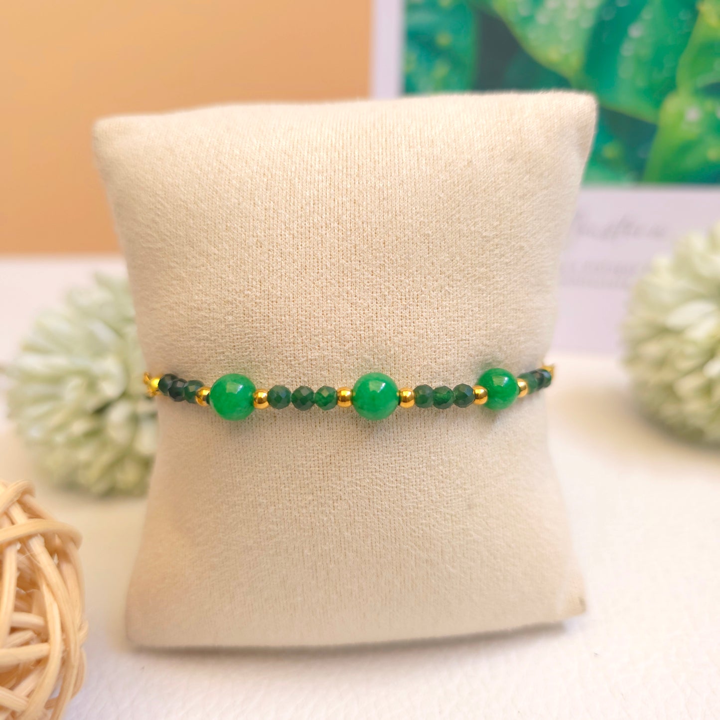 BRAZALETE AJUSTABLE DE JADE