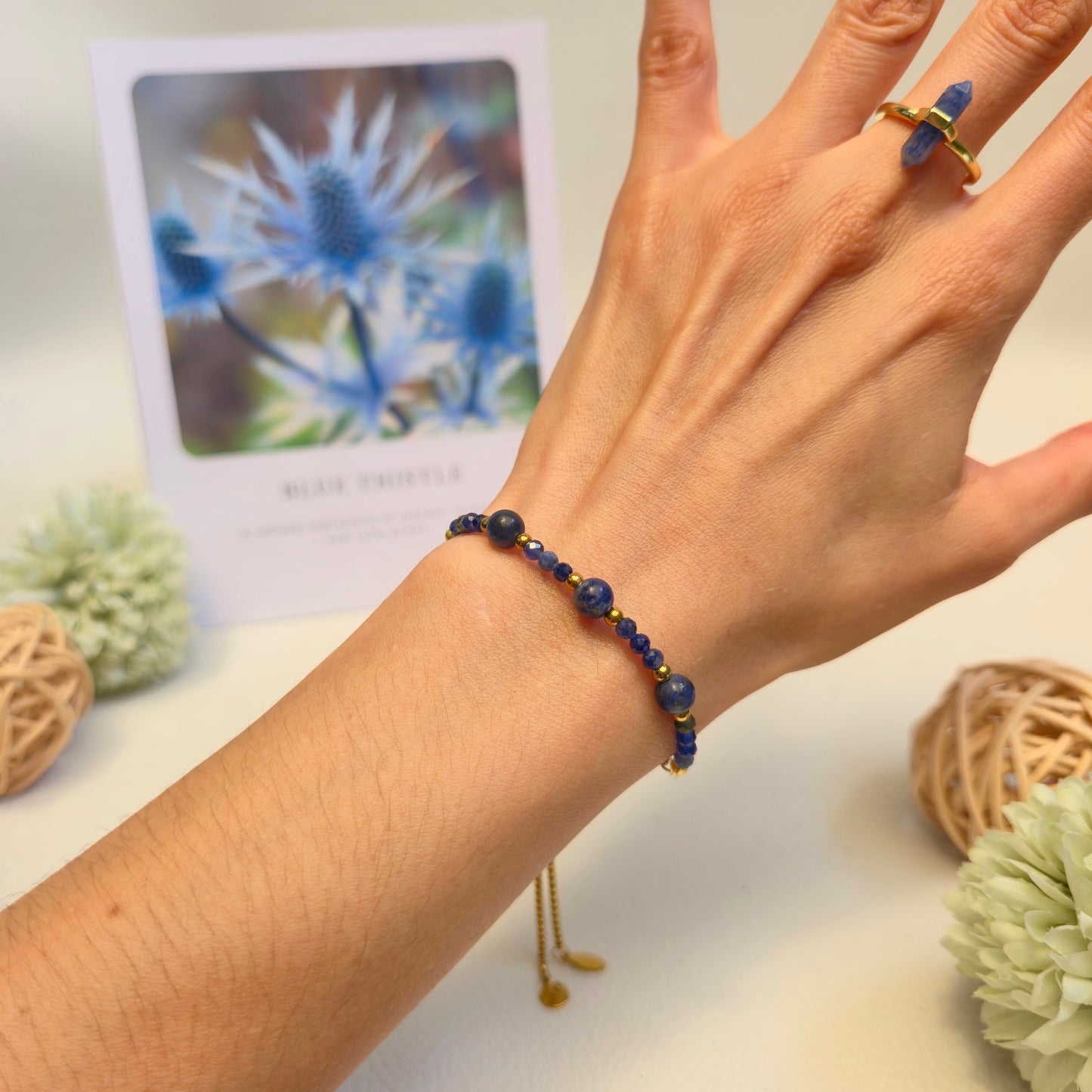 BRAZALETE AJUSTABLE DE SODALITA