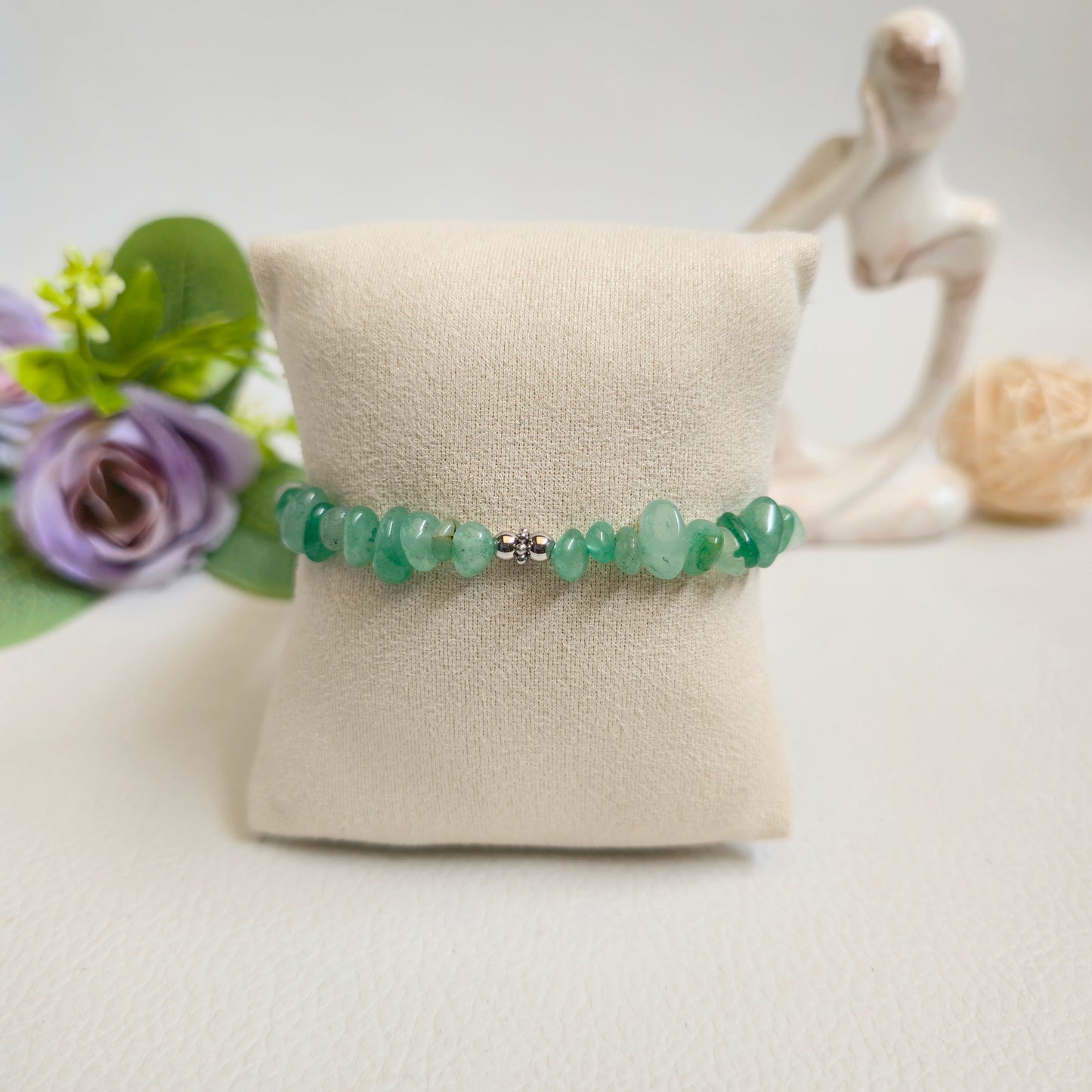 BRAZALETE DE CHIPS DE AVENTURINA