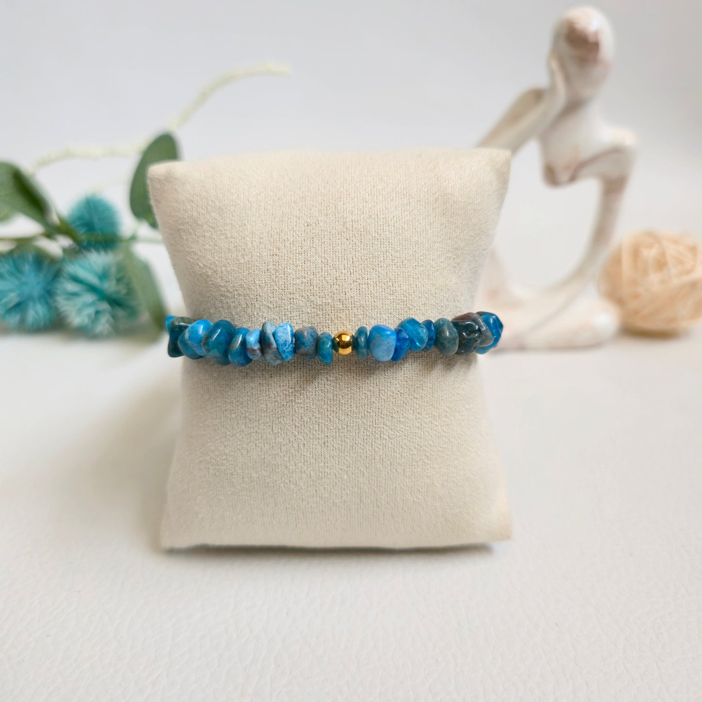 BRAZALETE DE CHIPS DE APATITA