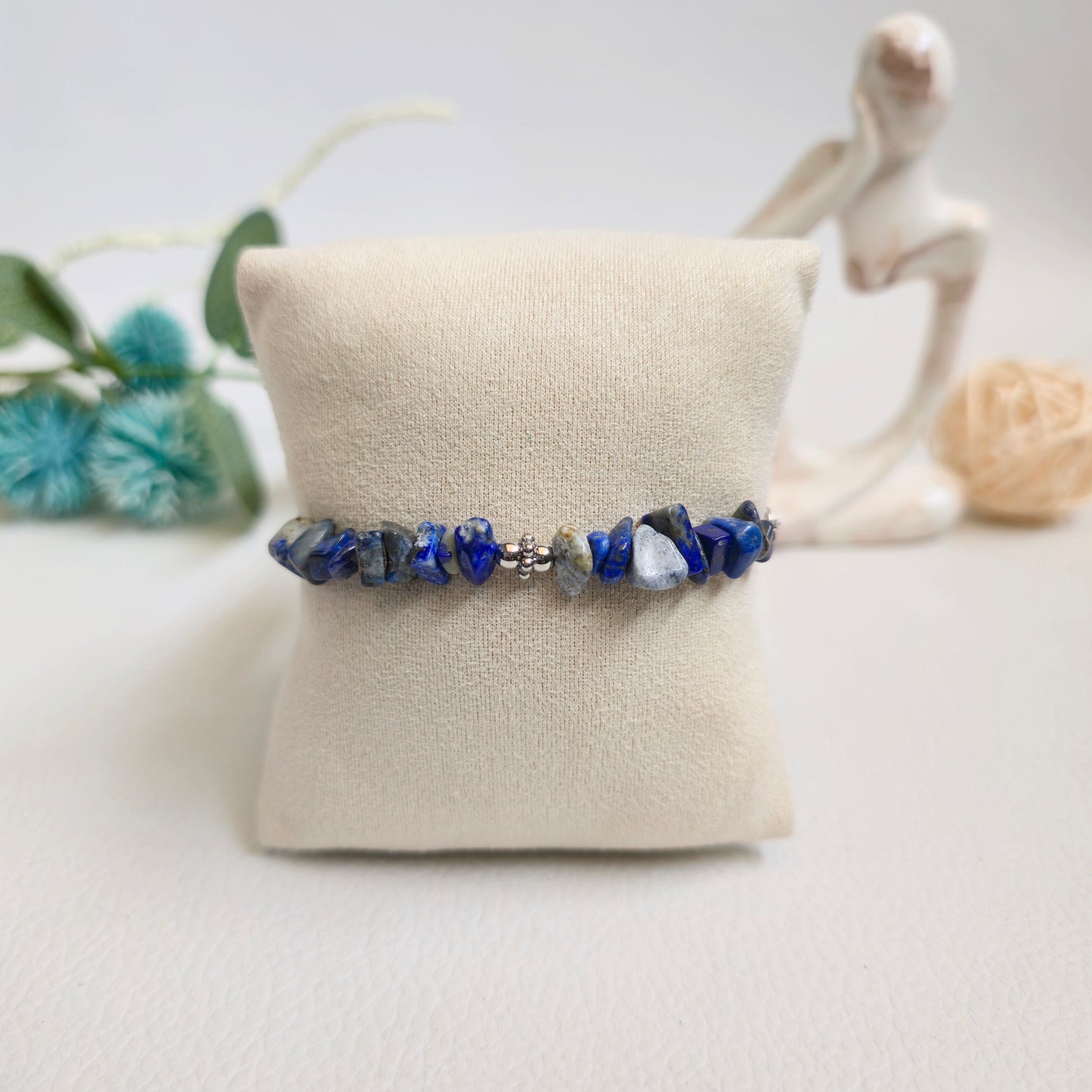 BRAZALETE DE CHIPS DE LAPISLÁZULI