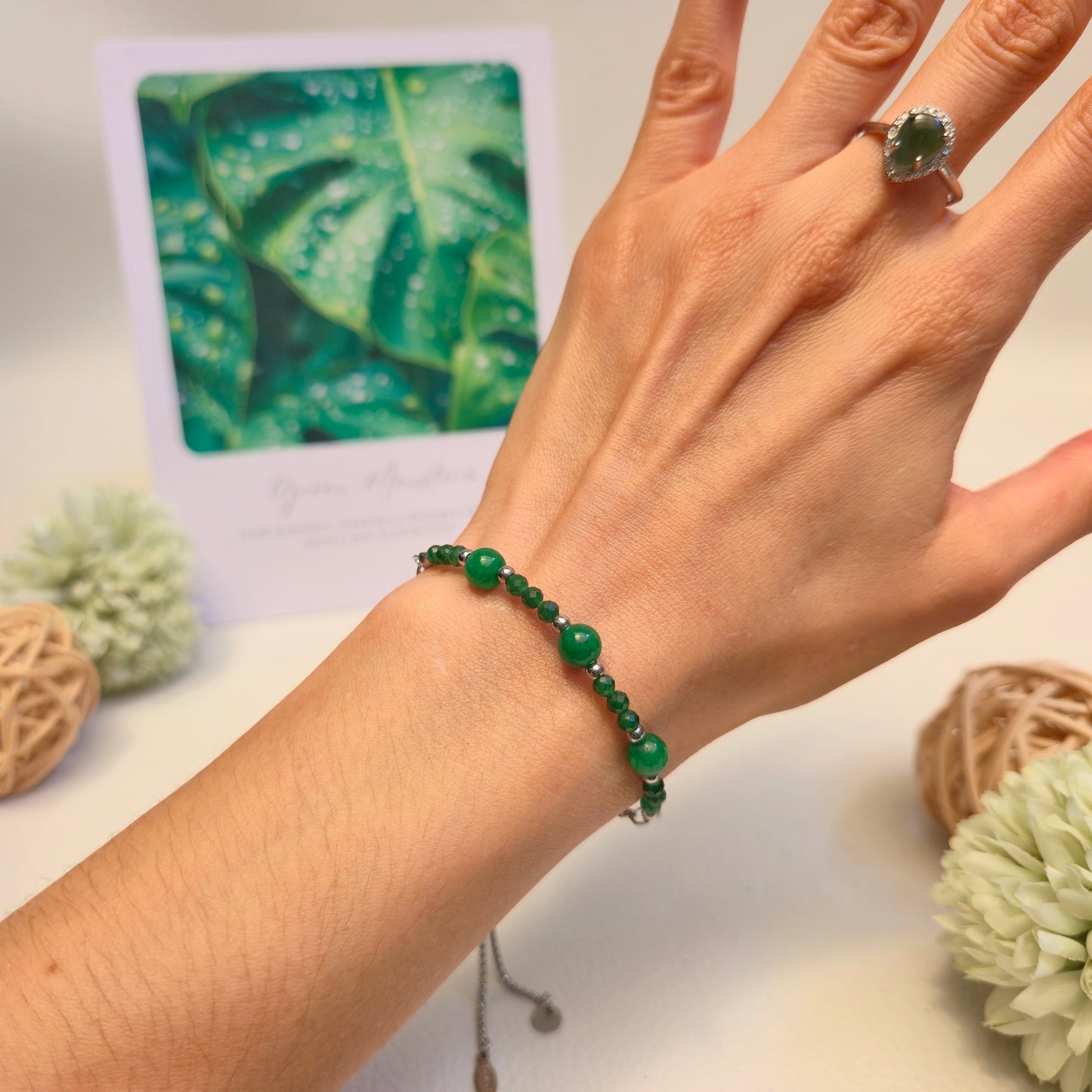 BRAZALETE AJUSTABLE DE JADE