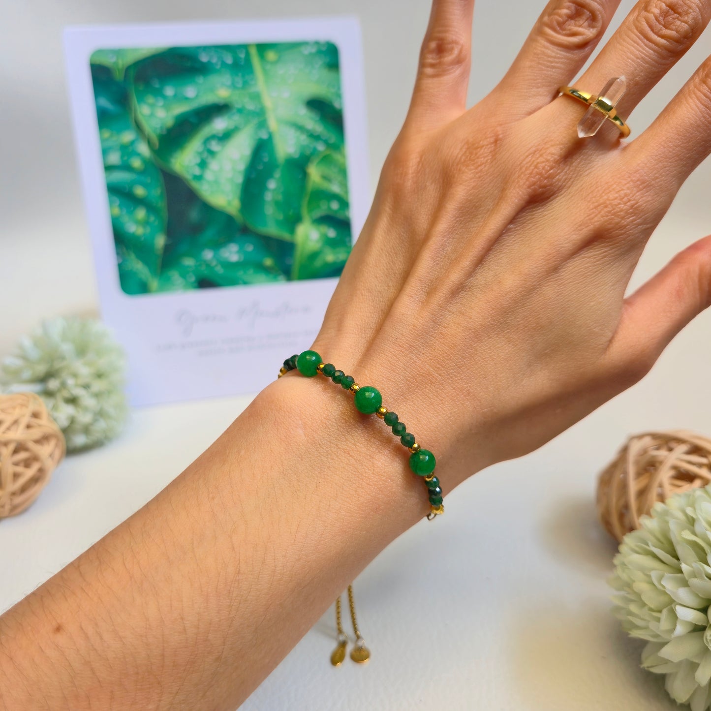 BRAZALETE AJUSTABLE DE JADE