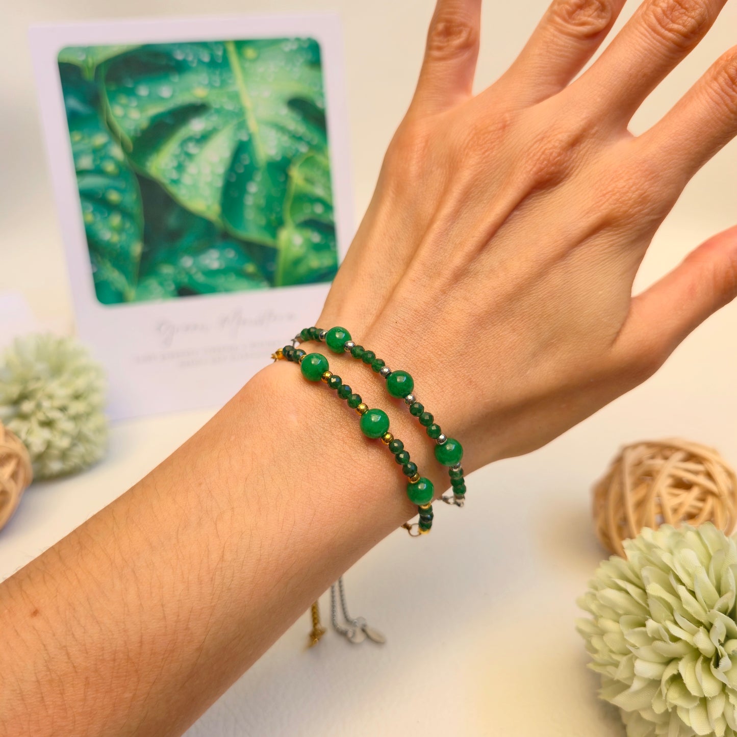 BRAZALETE AJUSTABLE DE JADE