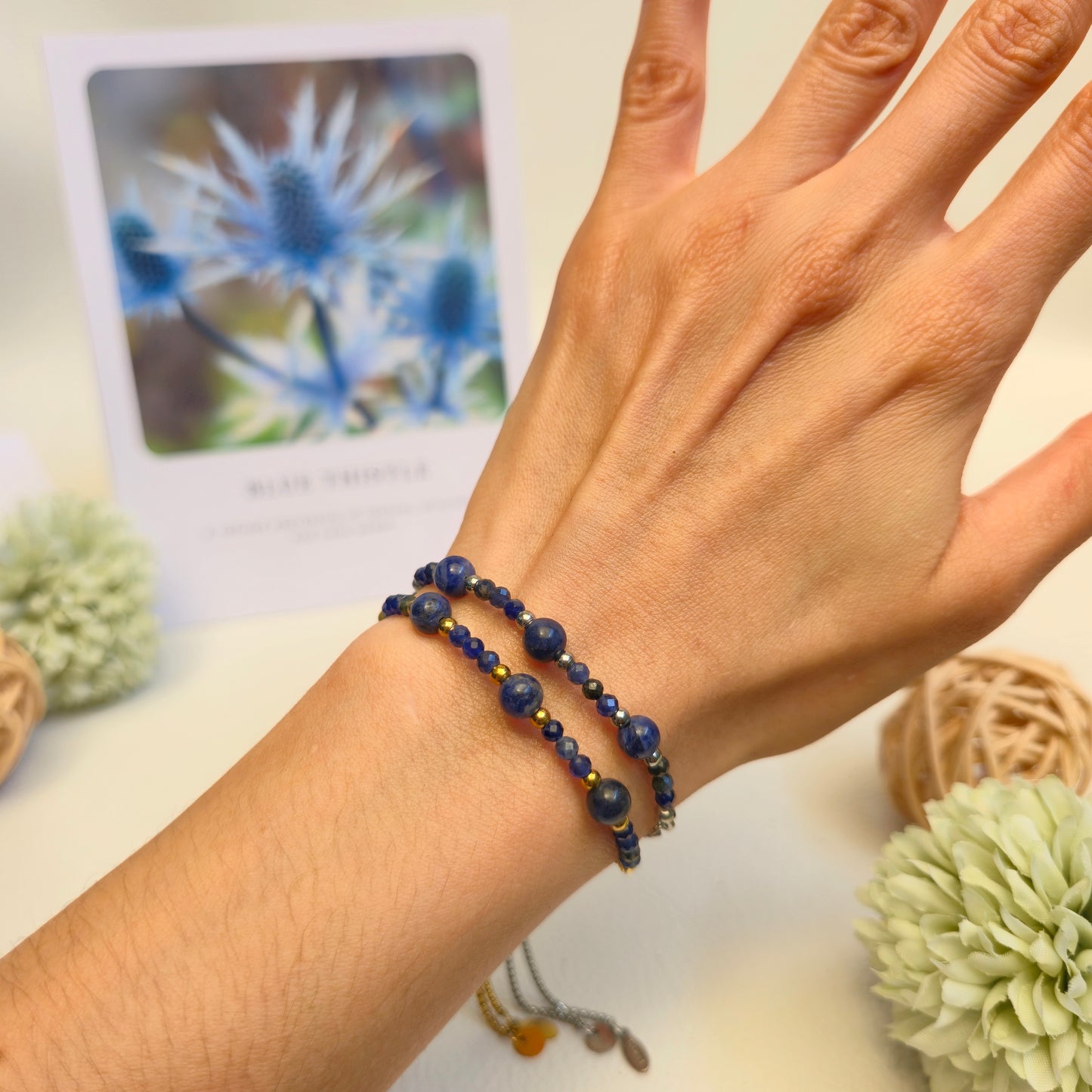 BRAZALETE AJUSTABLE DE SODALITA