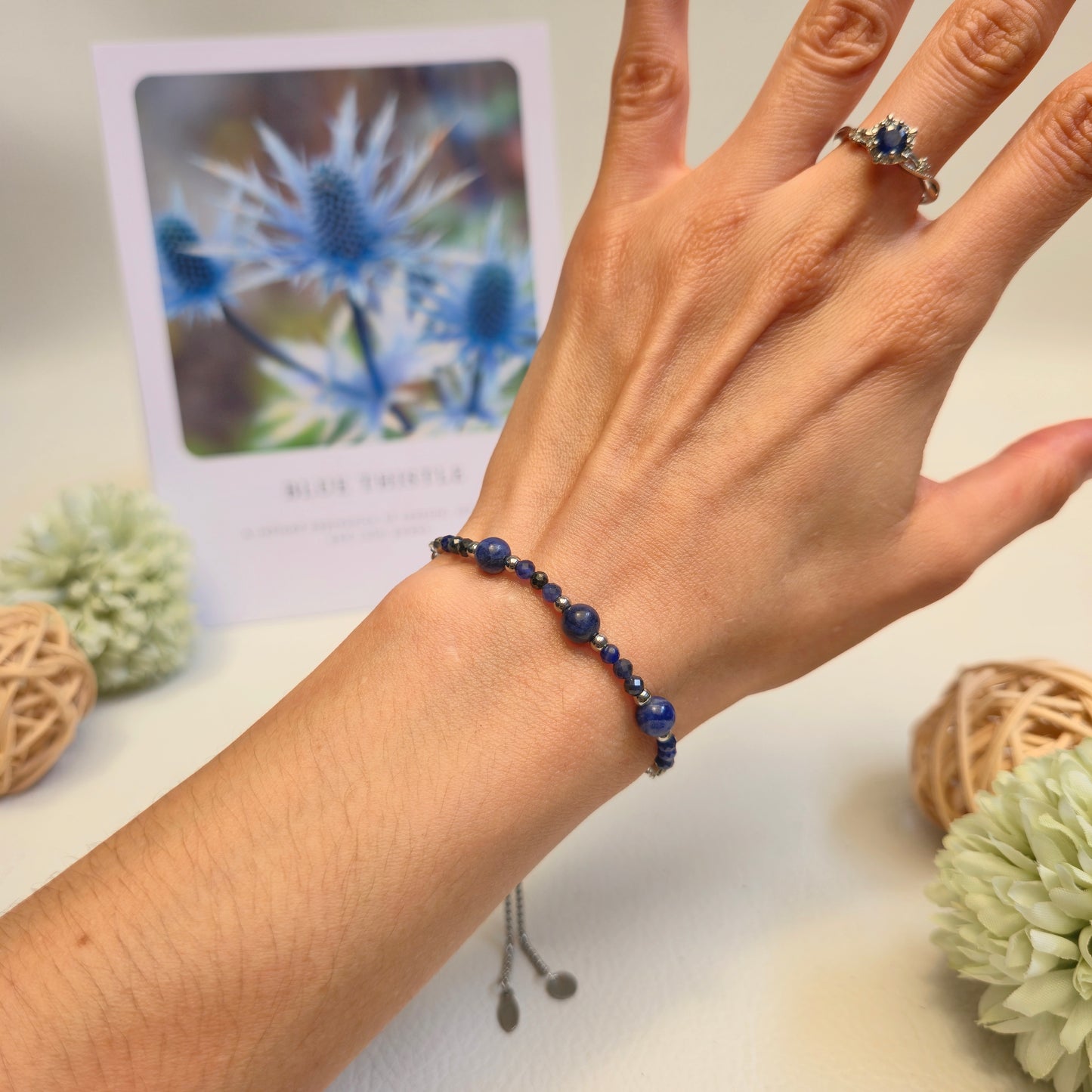 BRAZALETE AJUSTABLE DE SODALITA